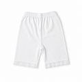 شورت بناتي قطني تركي بطرف دانتيل – Tolin تولين | Turkish Girls' Cotton Lace Hem Shorts