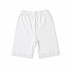 شورت بناتي قطني تركي بطرف دانتيل – Tolin تولين | Turkish Girls' Cotton Lace Hem Shorts