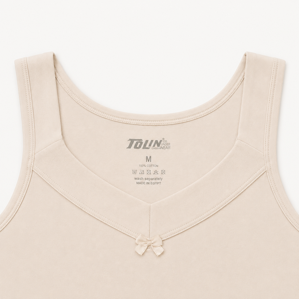 1214 | شيال نسائي قطني – Tolin تولين | Women’s Cotton Camisole