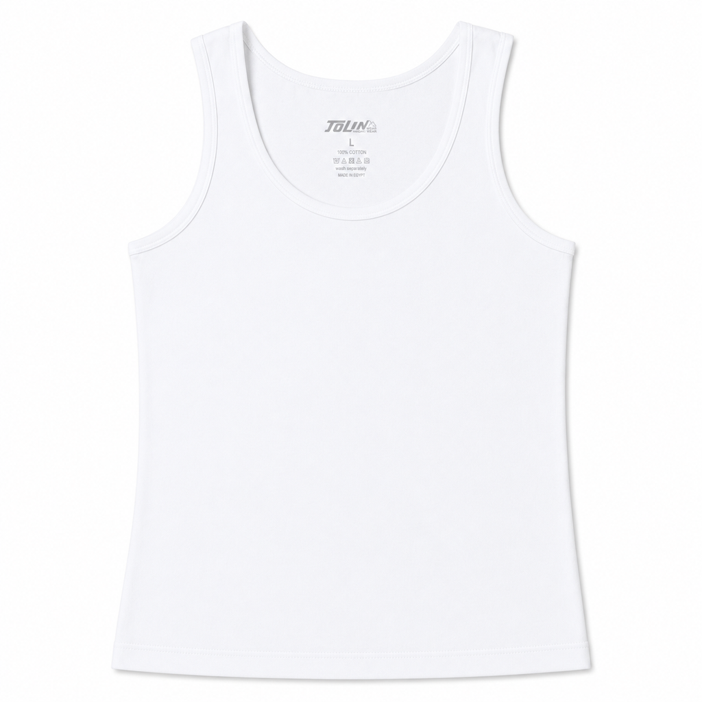 1216 | شيال نسائي قطني – Tolin تولين | Women’s Cotton Tank Top