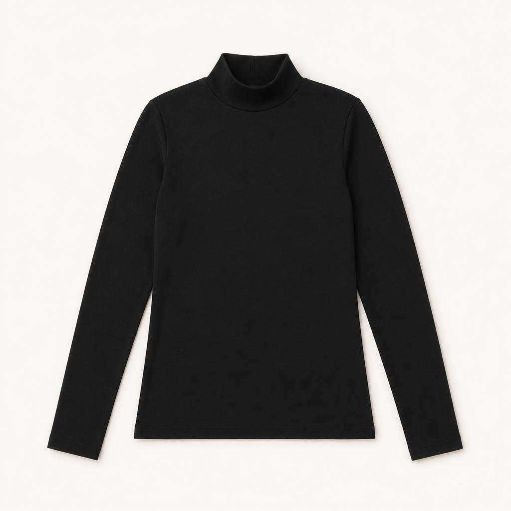 6257 | قبة هاينك كم – Tolin تولين | Women's High Neck Long Sleeve Top