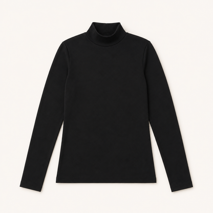 6257 | قبة هاينك كم – Tolin تولين | Women's High Neck Long Sleeve Top