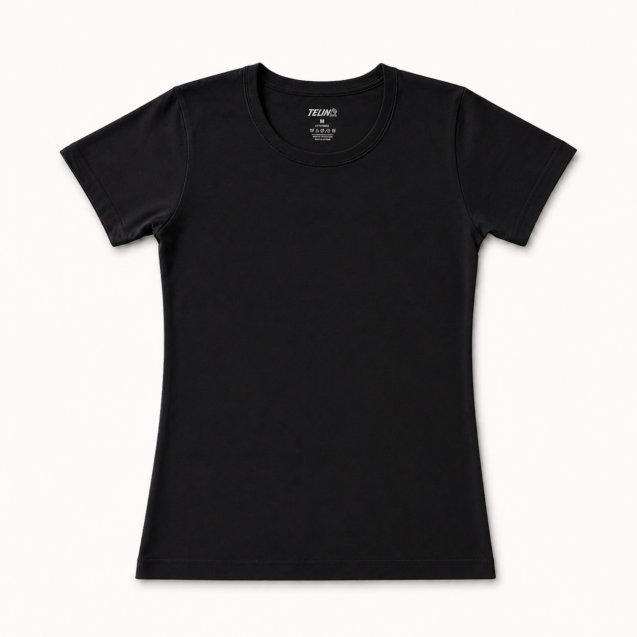 324 | بدي نسائي نص كم قطن 100% – Tolin تولين | Women's Short Sleeve Cotton Top