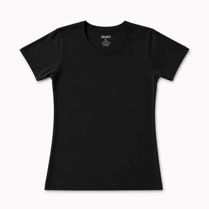 324 | بدي نسائي نص كم قطن 100% – Tolin تولين | Women's Short Sleeve Cotton Top
