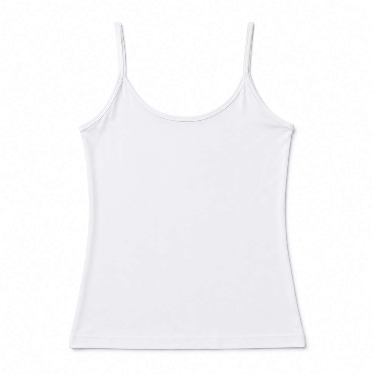1223 | شيال نسائي قطني – تصميم بظهر مستقيم – Tolin تولين | Women's Cotton Camisole