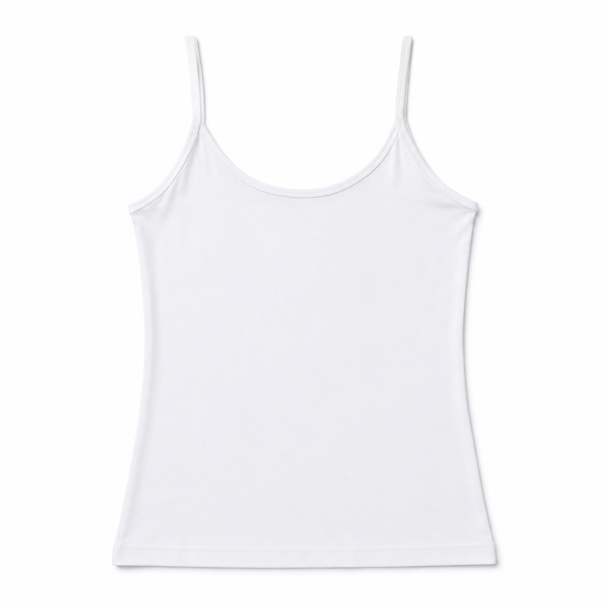 1223 | شيال نسائي قطني – تصميم بظهر مستقيم – Tolin تولين | Women's Cotton Camisole
