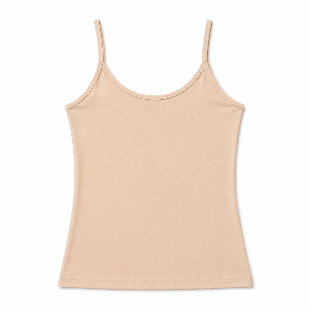 1223 | شيال نسائي قطني – تصميم بظهر مستقيم – Tolin تولين | Women's Cotton Camisole