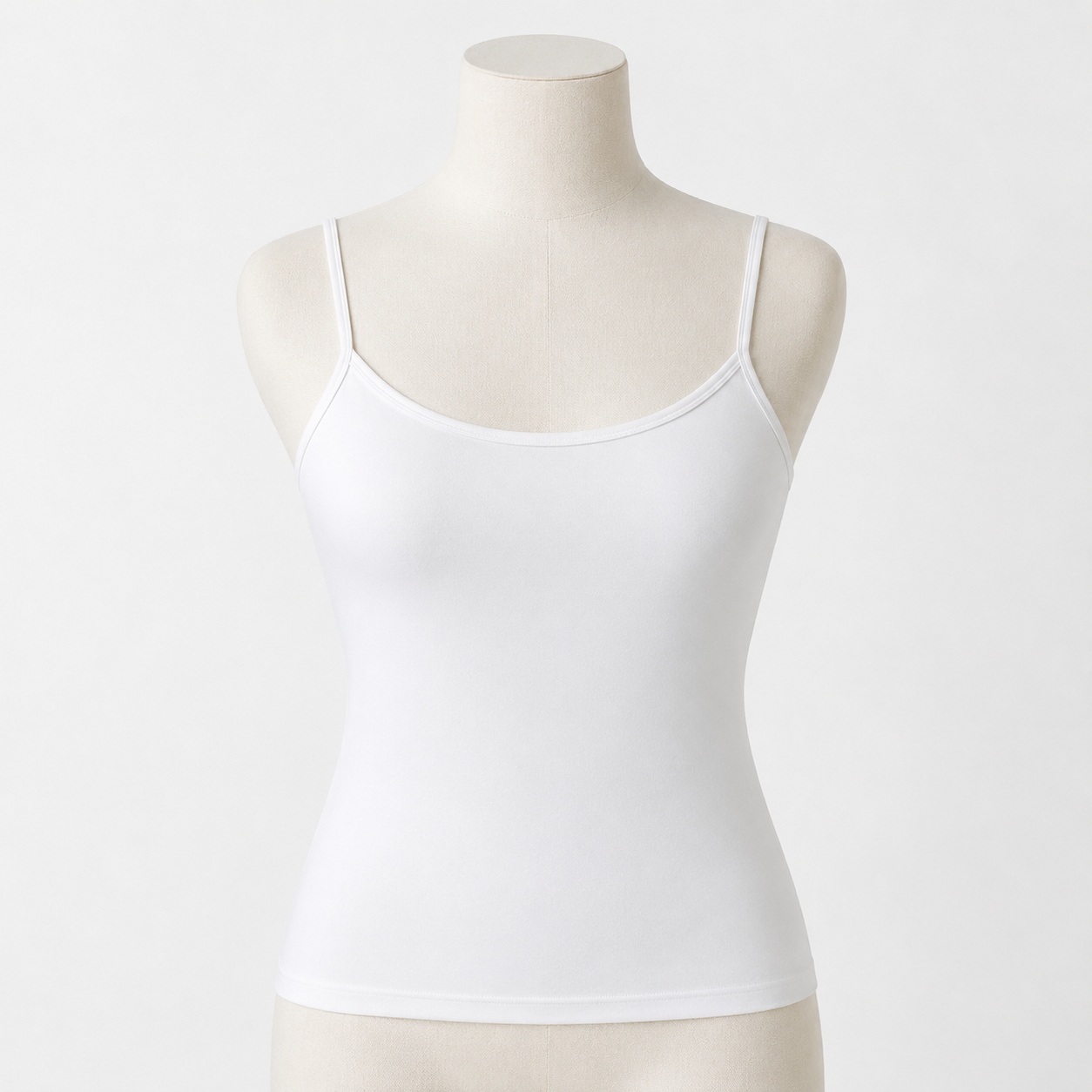 1223 | شيال نسائي قطني – تصميم بظهر مستقيم – Tolin تولين | Women's Cotton Camisole
