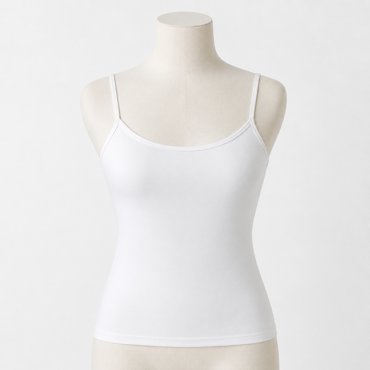 1223 | شيال نسائي قطني – تصميم بظهر مستقيم – Tolin تولين | Women's Cotton Camisole