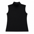 1257 | توب نسائي بياقة عالية بدون أكمام – Tolin تولين | Women's Sleeveless Mock Neck Top