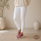 فيزون أبيض قطني نسائي | White Cotton Women’s Leggings