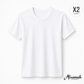 فانيلا نص كم قطن 100% (قطعتين) – السماح - Alsamah 2-Pack Short Sleeve Cotton Undershirt