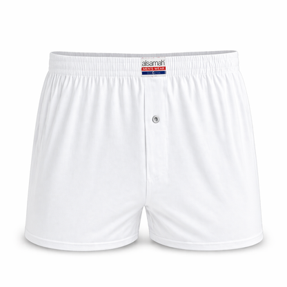 شورت رجالي قطني 100% (قطعتين) – السماح | Alsamah 2-Pack Cotton Shorts