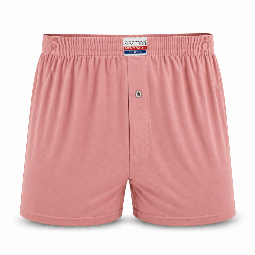 شورت رجالي قطني 100% (قطعتين) – السماح | Alsamah 2-Pack Cotton Shorts