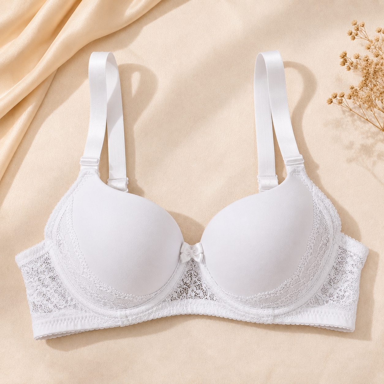 3687 | ستيان نسائي مبطن دانتيل – NBB | Padded Lace Bra