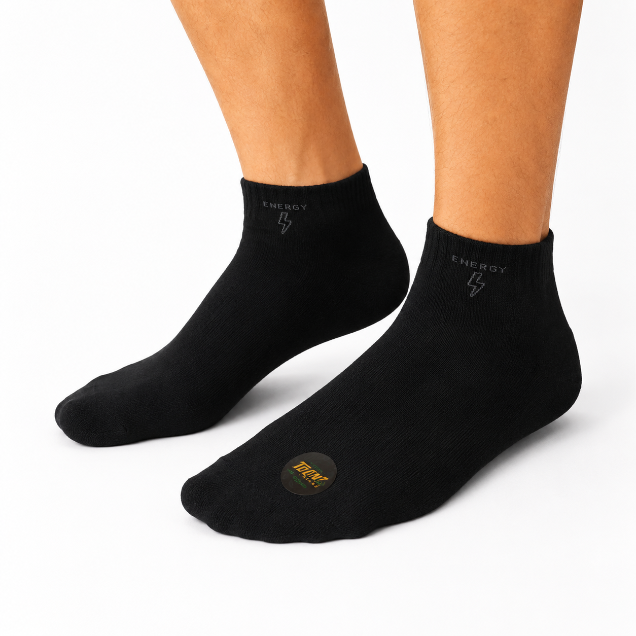 10537 | جرابات رجالية بامبو قصيرة – Tolin تولين | Men's Bamboo Ankle Socks