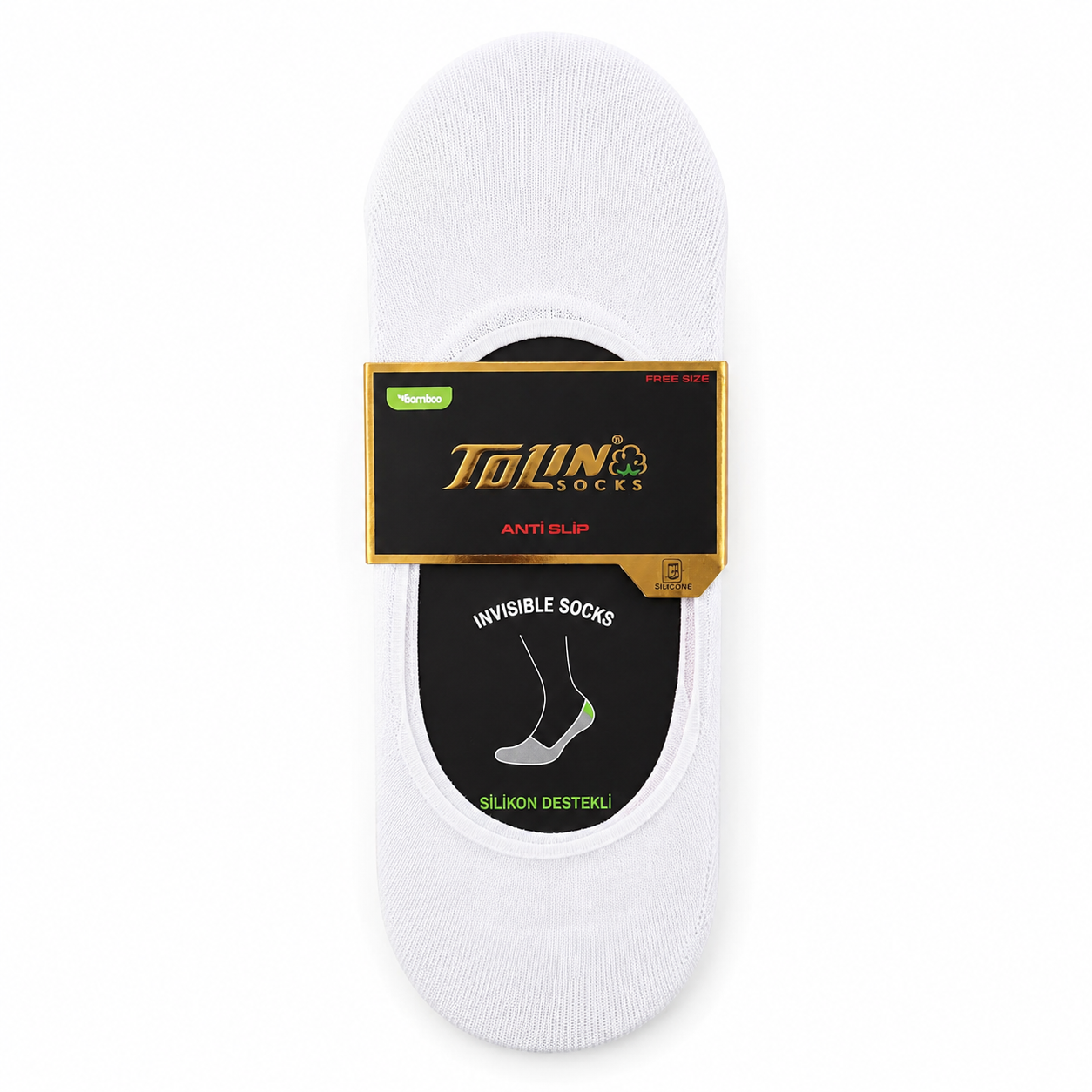 جوارب توب سايدر رجالية تركية بفتحة قدم واسعة 3 قطع – Tolin تولين | Turkish Men's Bamboo Invisible Socks (3 Pack)
