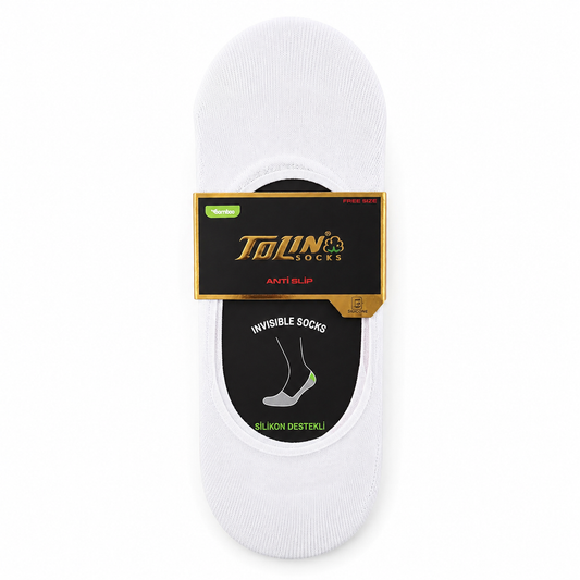 جوارب توب سايدر رجالية تركية بفتحة قدم واسعة 3 قطع – Tolin تولين | Turkish Men's Bamboo Invisible Socks (3 Pack)