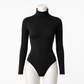 709 - بودي سوت نسائي كبّاس كم طويل كوزا برقبة عالية | Koza Long Sleeve Snap Bodysuit with High Neck