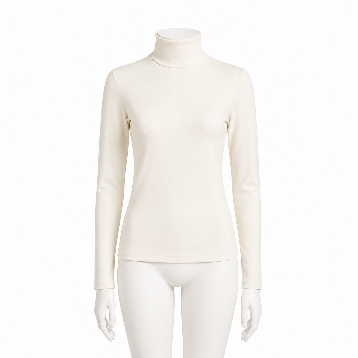 618 | قبة عالية (هاينك) كم سيمليس نسائي كوزا – Koza High Neck Seamless Long Sleeve Top