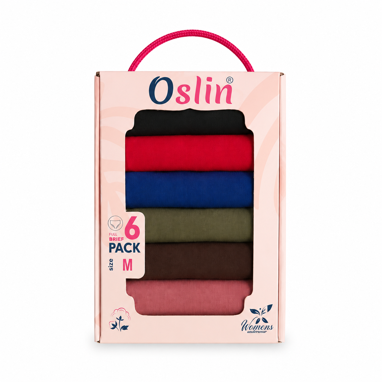 سليب نسائي قطني – Cotton Women’s Briefs بكج 6 قطع | صناعة مصرية