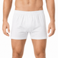 شورت رجالي قطني أبيض – تولين | Men's White Cotton Boxer Shorts – Tolin