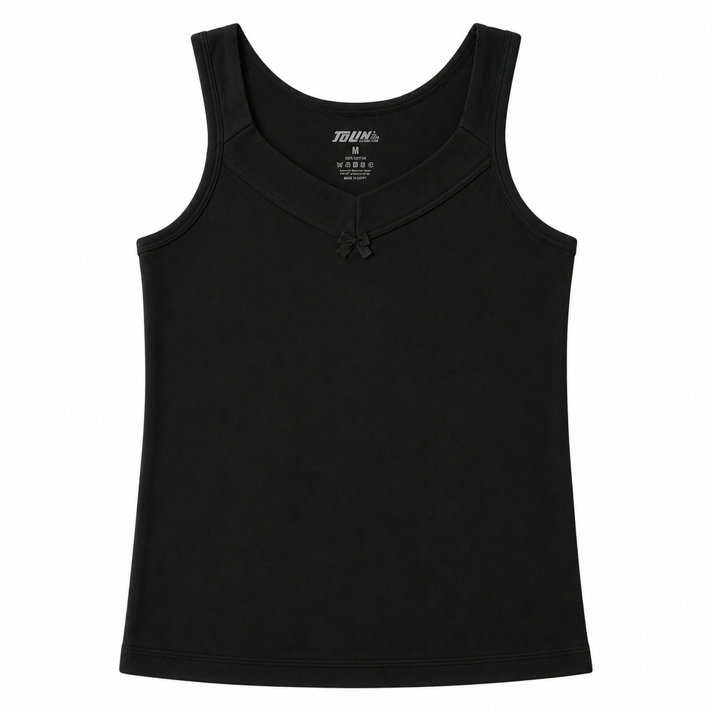1214 | شيال نسائي قطني – Tolin تولين | Women’s Cotton Camisole
