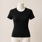 324 | بدي نسائي نص كم قطن 100% – Tolin تولين | Women's Short Sleeve Cotton Top