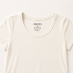 3247 | تيشيرت نسائي بياقة دائرية أساسي – Tolin تولين | Women's Basic Crew Neck T-Shirt