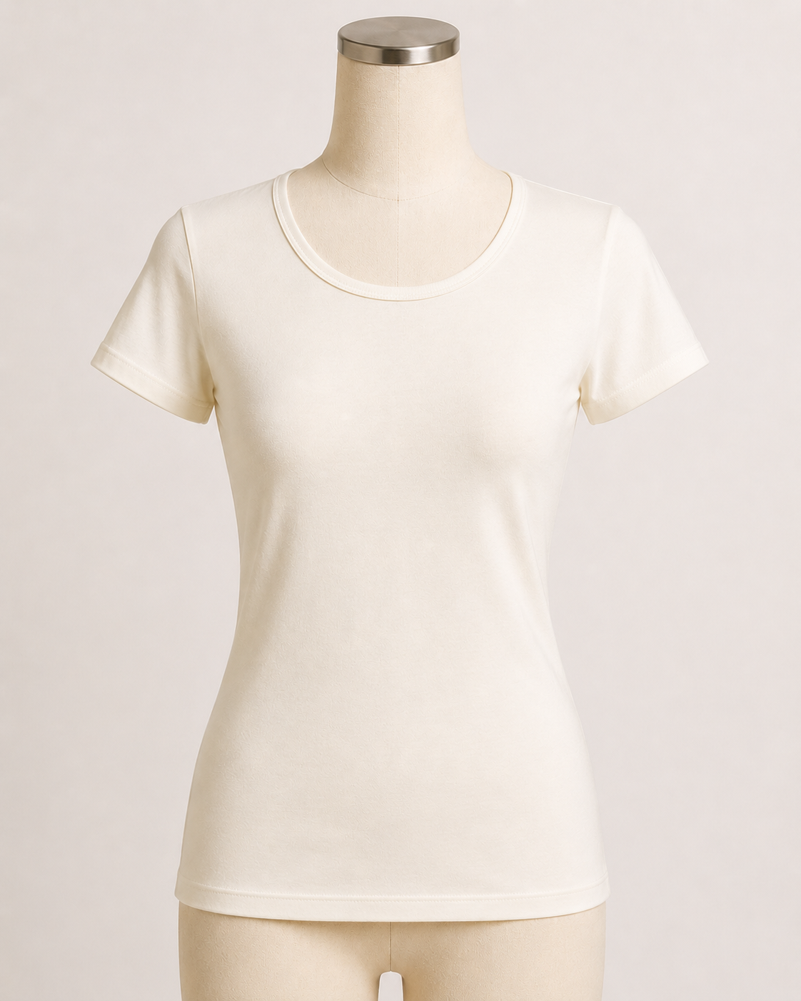 3247 | تيشيرت نسائي بياقة دائرية أساسي – Tolin تولين | Women's Basic Crew Neck T-Shirt