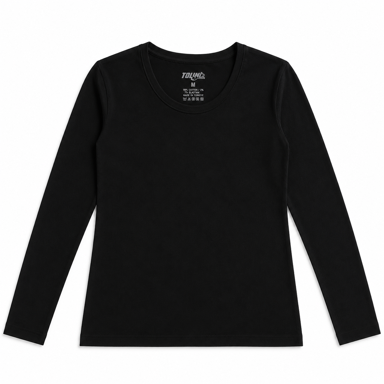6217 | فانيلا نسائي كم طويل – Tolin تولين | Women's Long Sleeve Basic Top