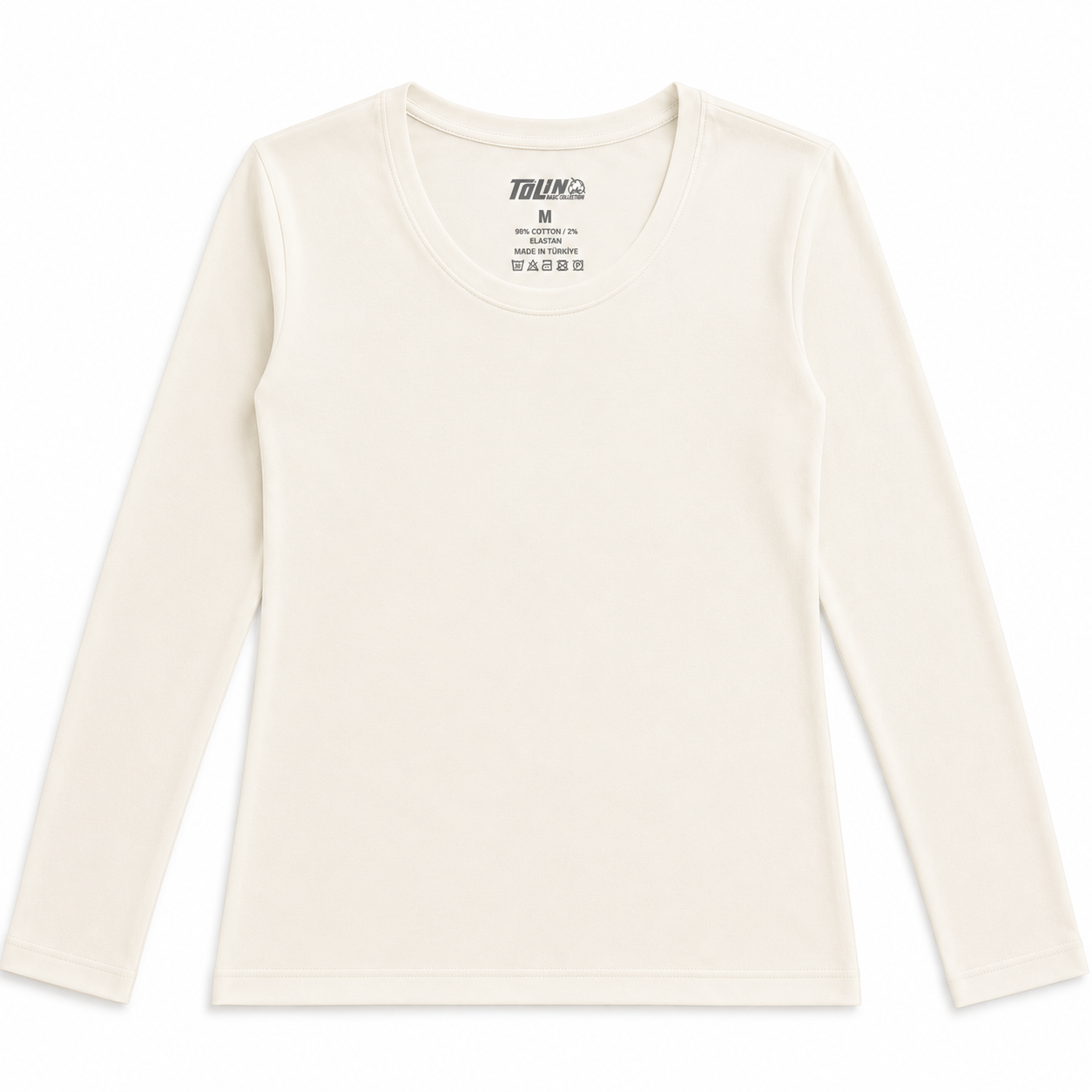 6217 | فانيلا نسائي كم طويل – Tolin تولين | Women's Long Sleeve Basic Top