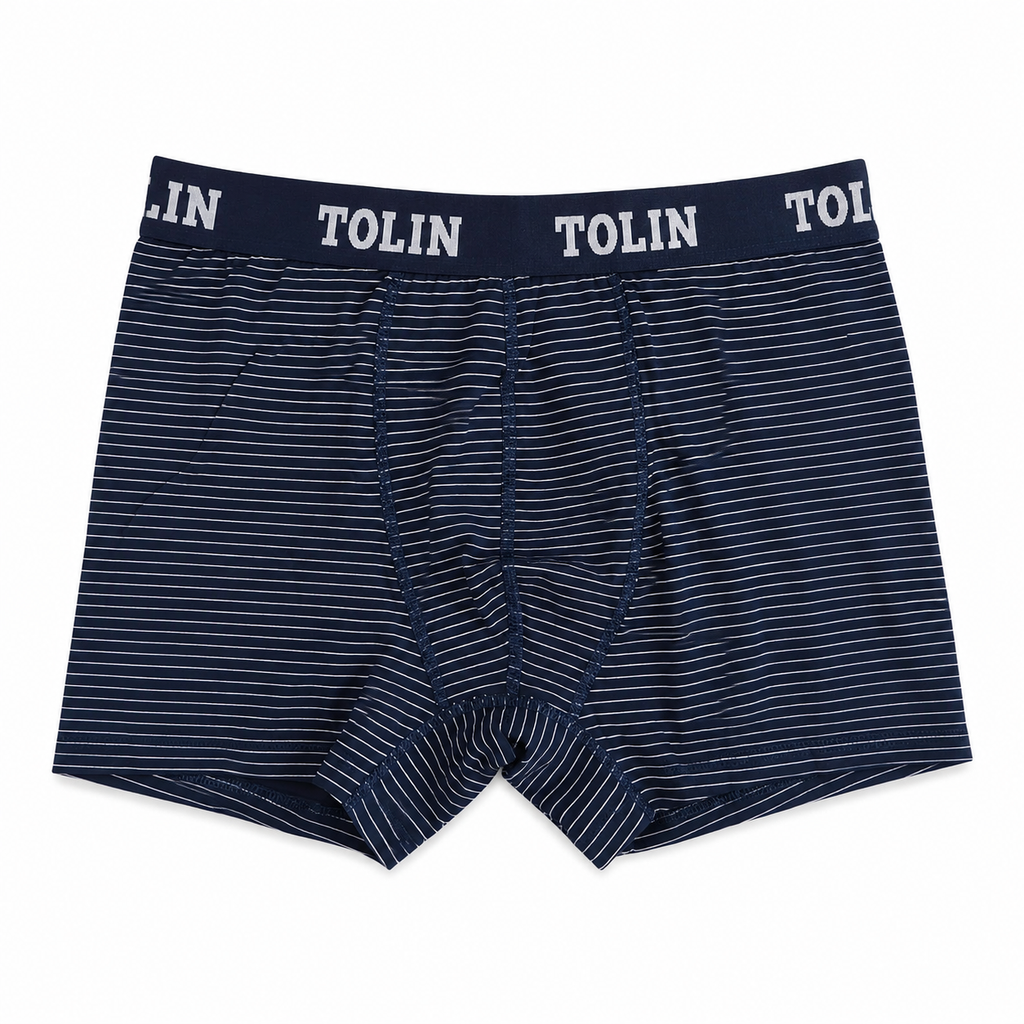 بوكسر رجالي قطني مخطط – تولين | Men's Striped Cotton Boxer – Tolin