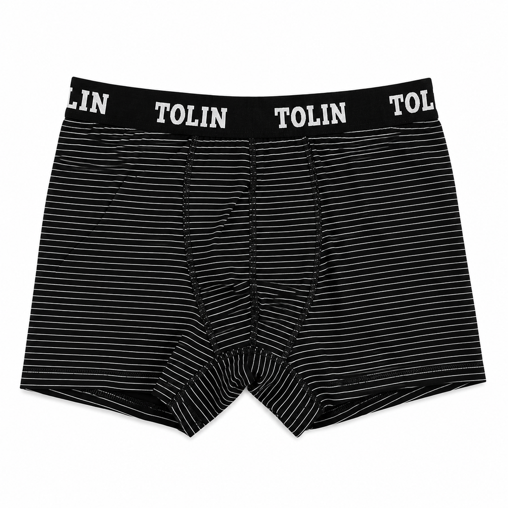 بوكسر رجالي قطني مخطط – تولين | Men's Striped Cotton Boxer – Tolin