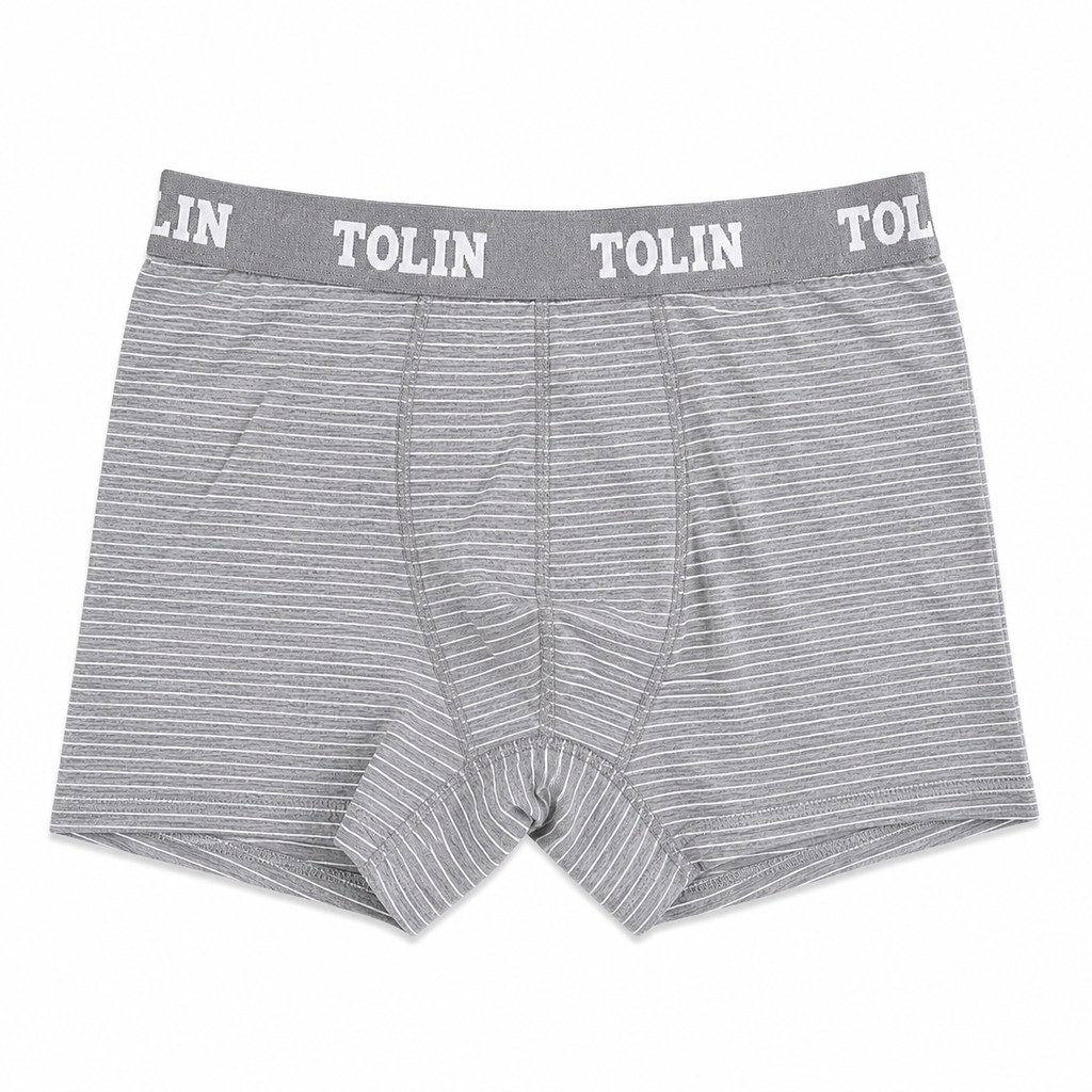 بوكسر رجالي قطني مخطط – تولين | Men's Striped Cotton Boxer – Tolin