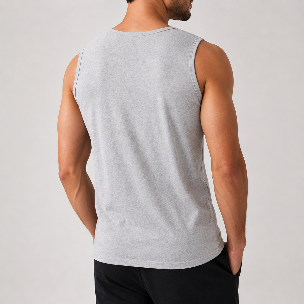 فانيلا كت رجالي قطن وليكرا – تولين Men’s Cotton Lycra Tank Top – Tolin