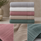 منشفة حمام قطنية كبيرة فاخرة تركية | Turkish Luxury Cotton Bath Towel