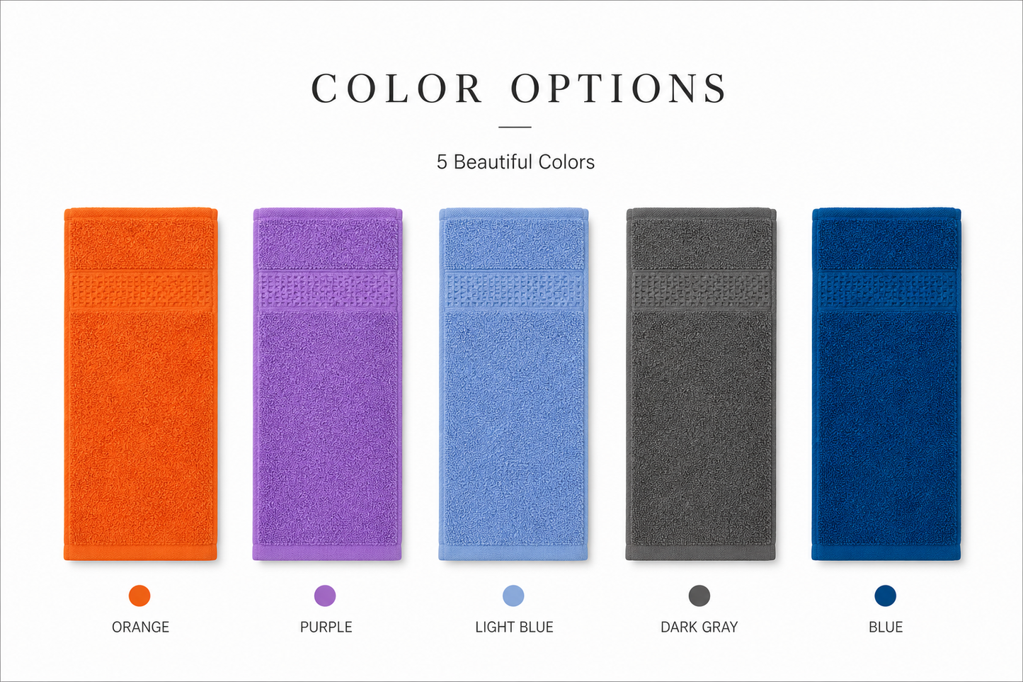 بشكير يد قطن 100% – 50×90 سم | Cotton Hand Towel