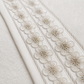 بشكير قطني فاخر بنقشة زهور مطرزة – 3 ألوان | Floral Embroidered Cotton Towel
