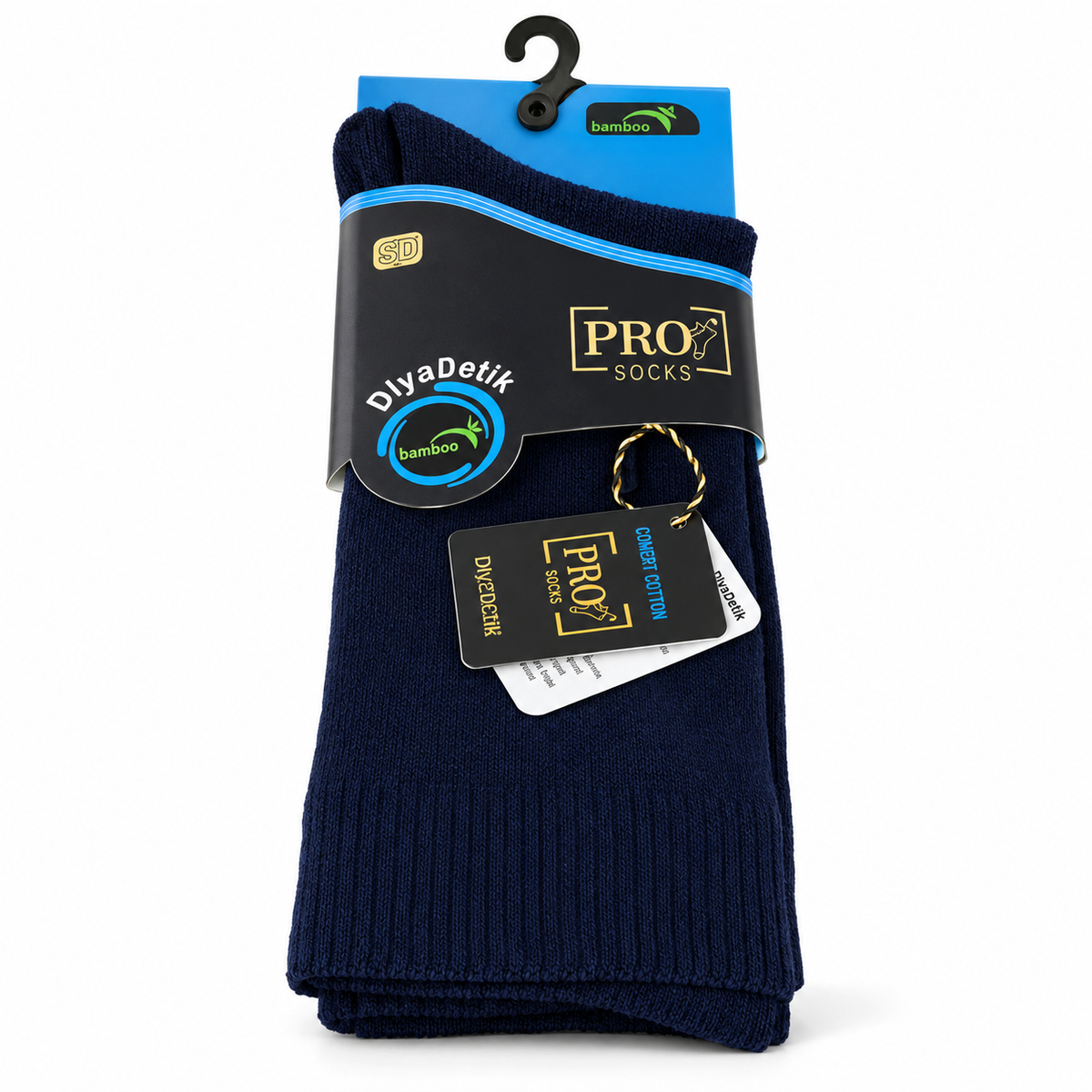 جوارب طبية لمرضى السكري رجالي بامبو طويلة – Bamboo Diabetic Crew Socks