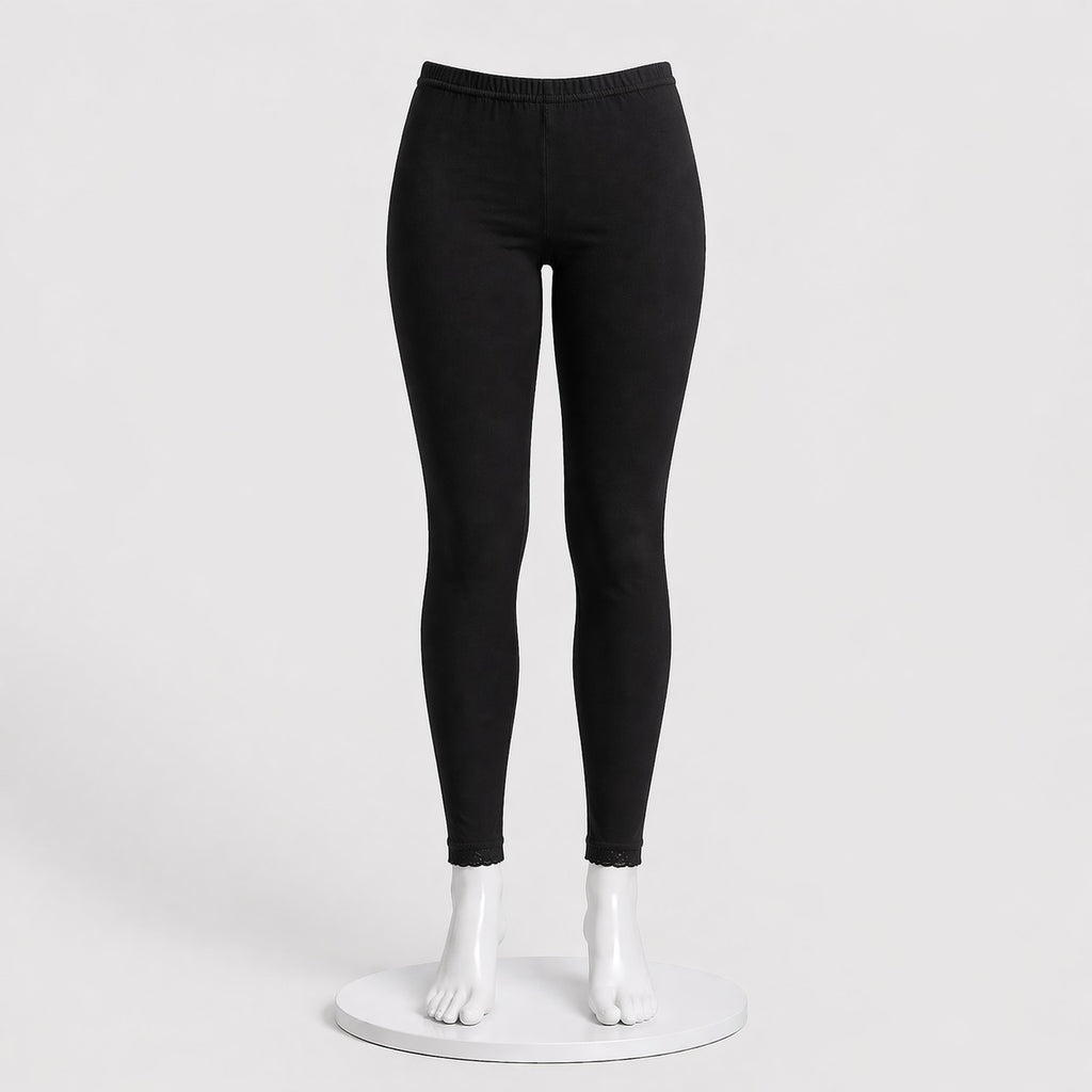 فيزون أسود قطني نسائي | Black Cotton Women’s Leggings
