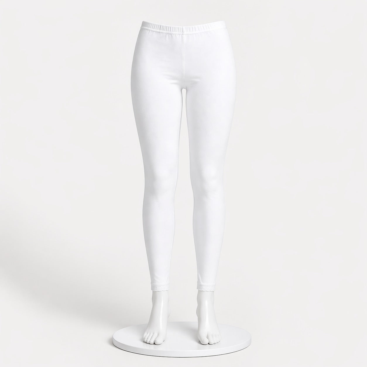 فيزون أبيض قطني نسائي | White Cotton Women’s Leggings
