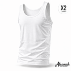 شيّال رجالي قطن 100% (قطعتين) – السماح | Alsamah 2-Pack Cotton Tank Top