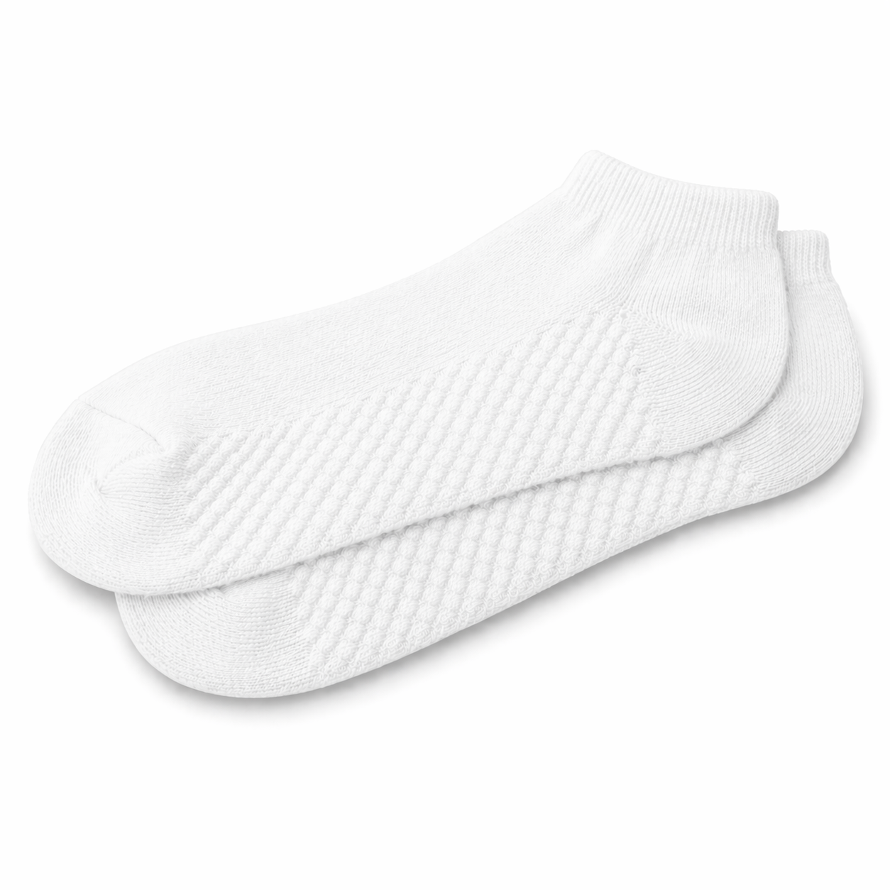 جوارب رياضي نسائي أبيض 3 قطع | Women’s White Sports Socks Set (3 Pairs)