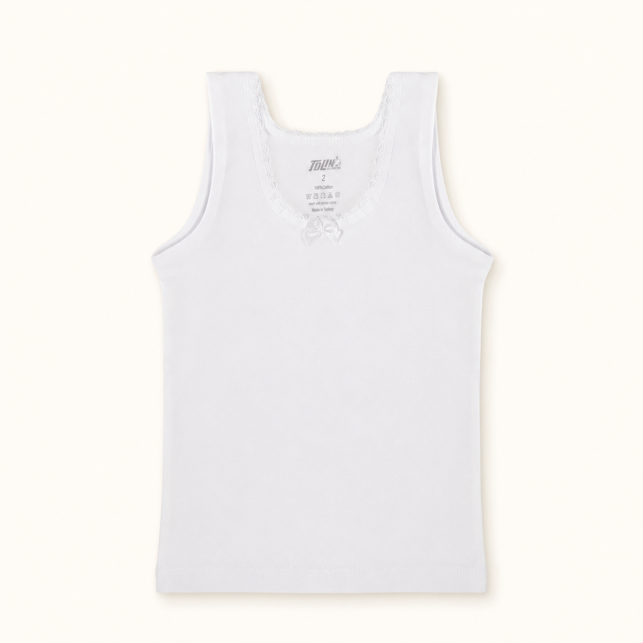 شيال بناتي تنتنة قطن 100% – تولين 1411 | Toulin Girls Cotton Tank Top 1411