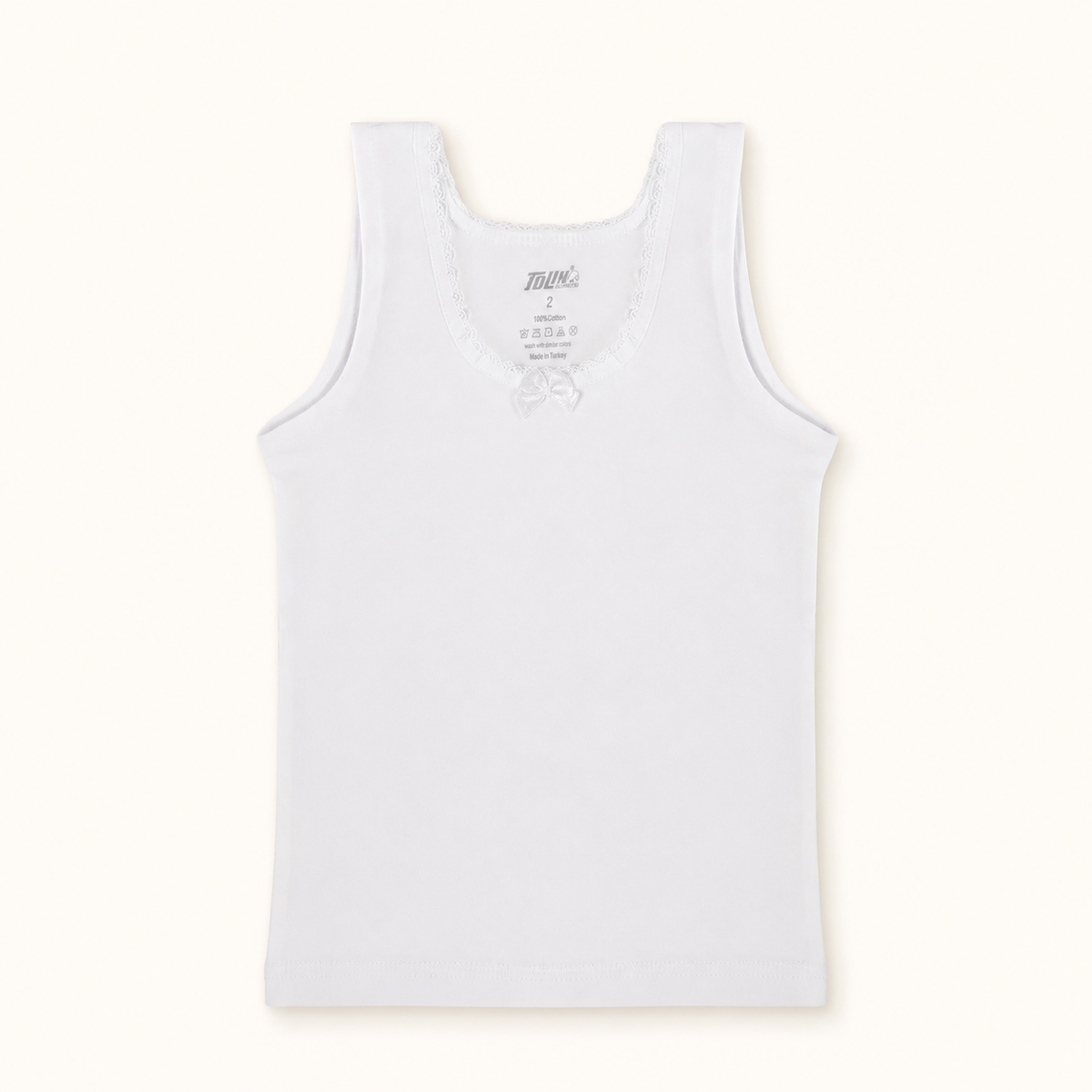 شيال بناتي تنتنة قطن 100% – تولين 1411 | Toulin Girls Cotton Tank Top 1411