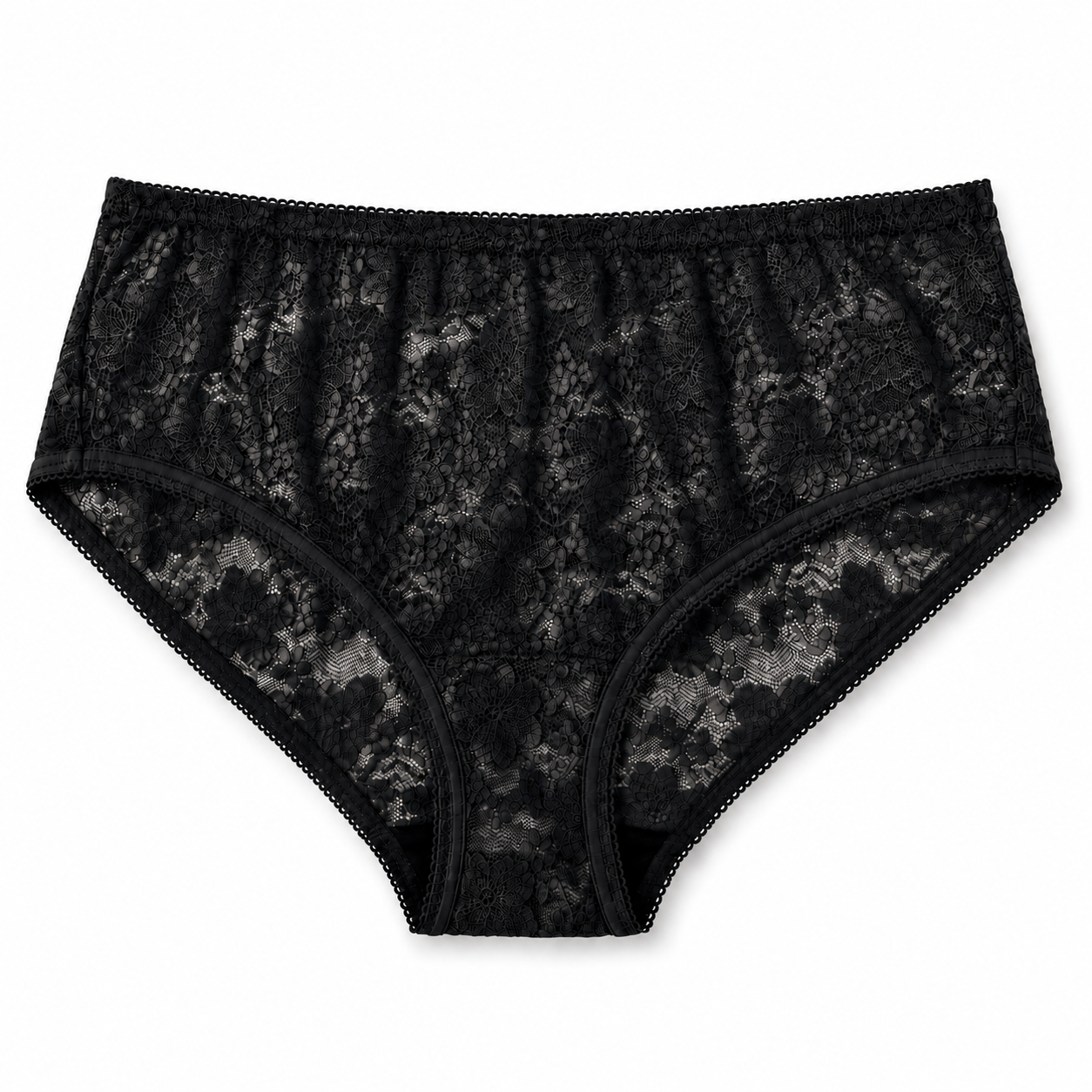 سليب دانتيل مخرم فري سايز – 6 قطع | Free Size Perforated Lace Slip – 6 Pieces