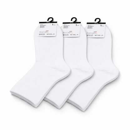 جوارب رياضية رجالية قطنية قصيرة 3 قطع إيبلا – Ebla Men’s Athletic Cotton Short Socks