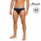 سليب رجالي قطني 3 قطع (كحلي + أسود + سكني غامق) – السماح | Alsamah 3-Pack Cotton Briefs