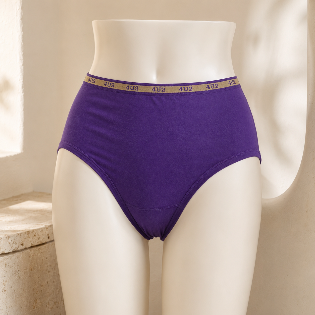 سليب نسائي قطني 6 قطع  |  Women's Cotton Briefs – 6 Pack (4U2)